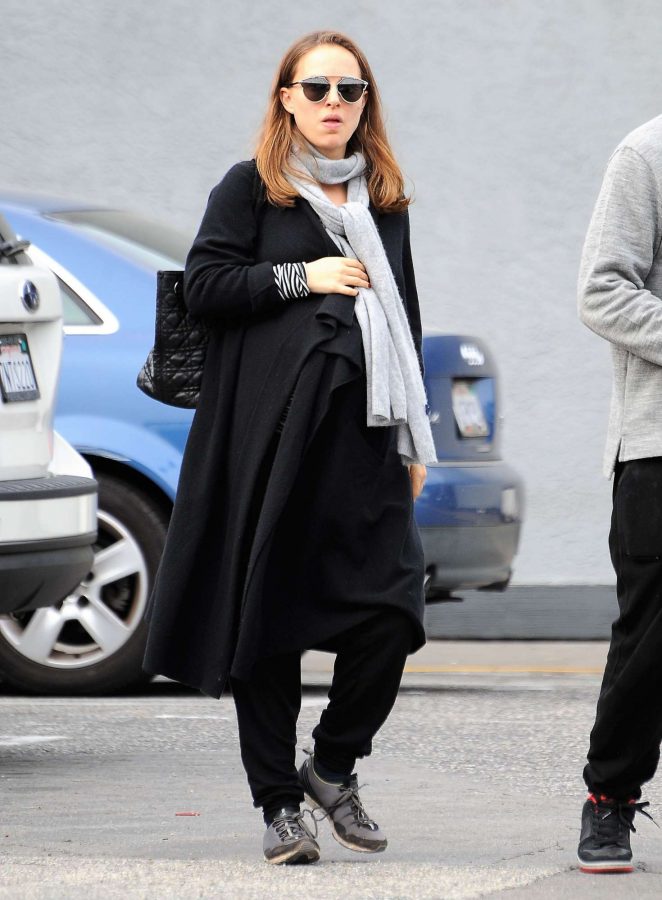 Natalie Portman out for lunch in Los Angeles