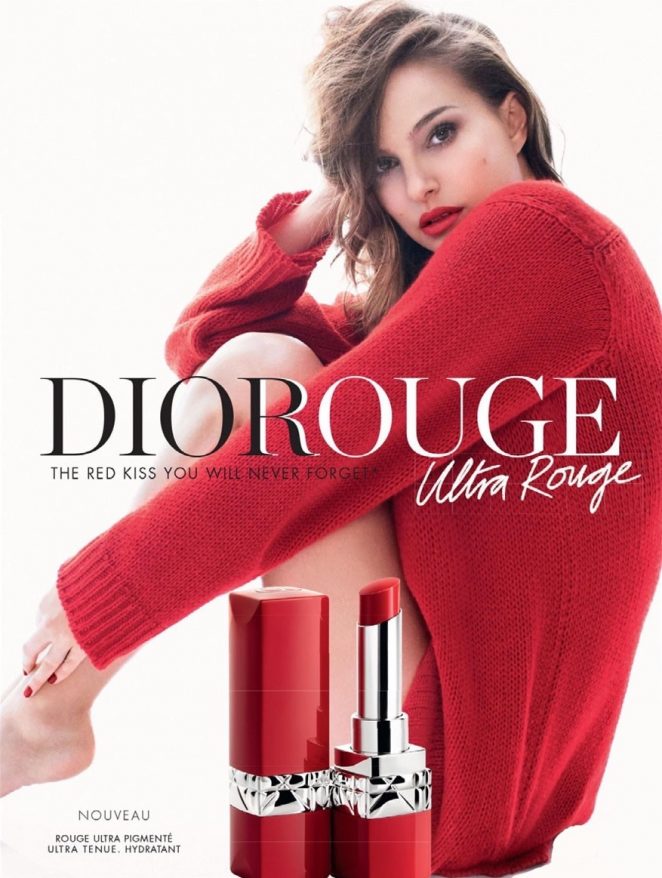 Natalie Portman - Rouge Dior Ultra Rouge 2018