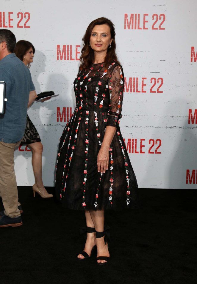 Natasha Goubskaya - 'Mile 22' Premiere in Los Angeles