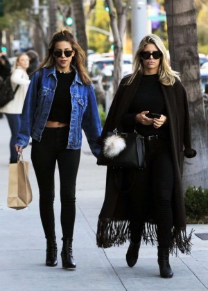 Natasha Oakley and Devin Brugman Out in Beverly Hills