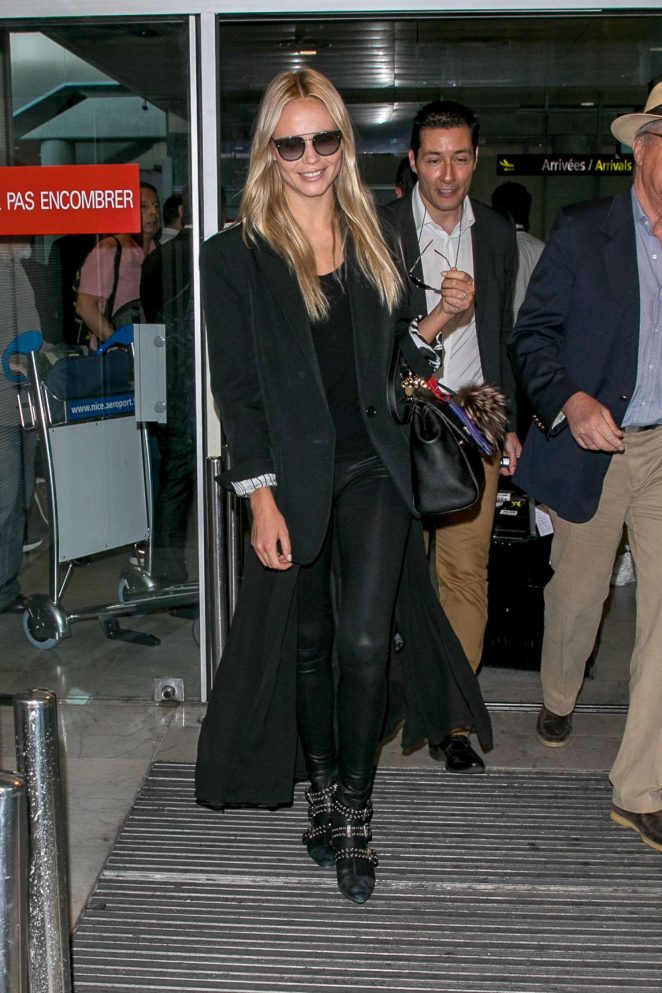 Natasha Poly - Arriving at Nice Airport