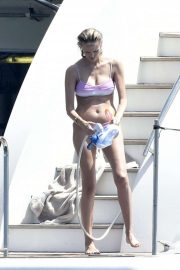 Natasha Poly in Bikini on a holiday in Sardinia