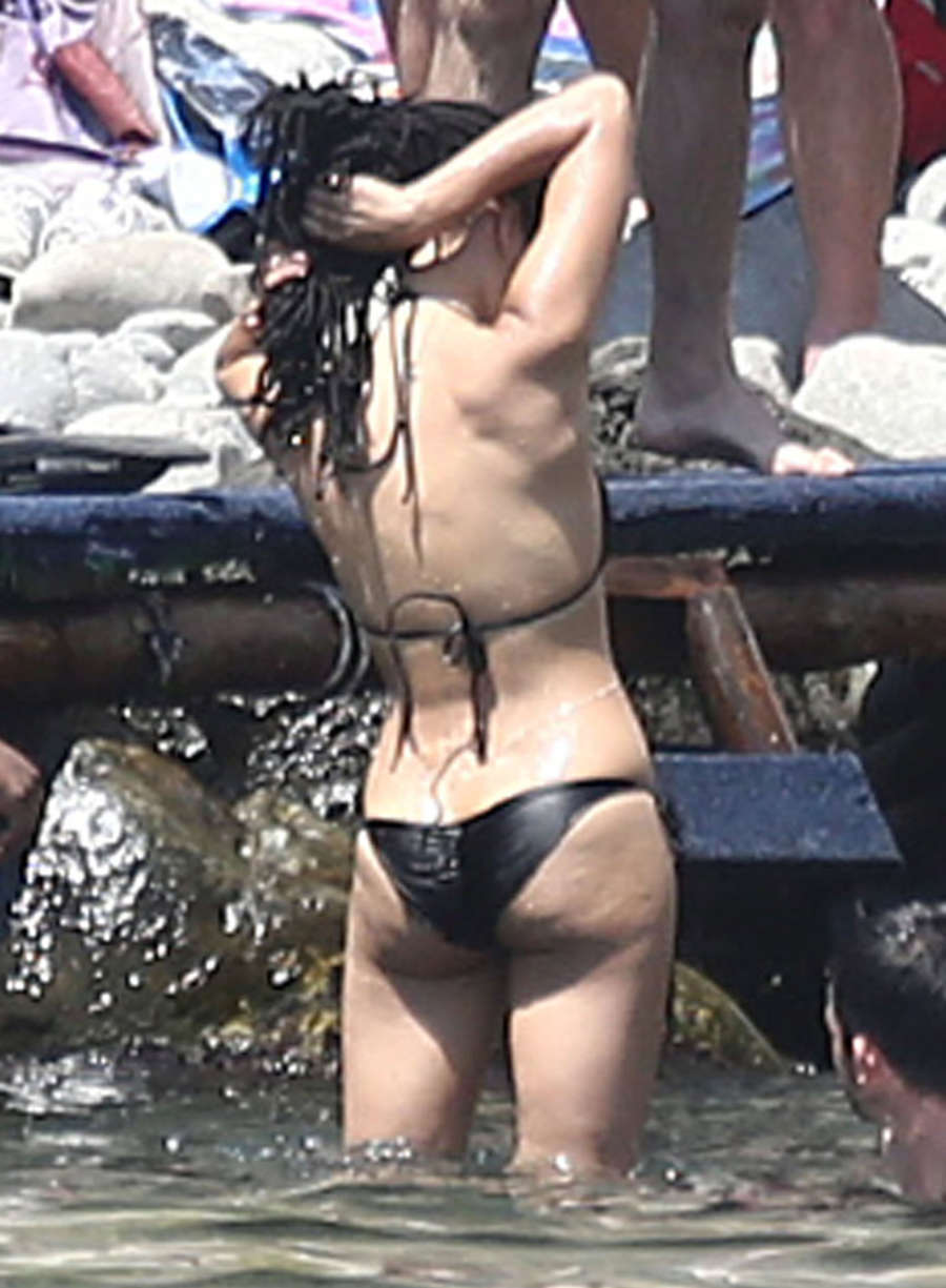 Nathalie Emmanuel - Bikini Candids in Ischia. 