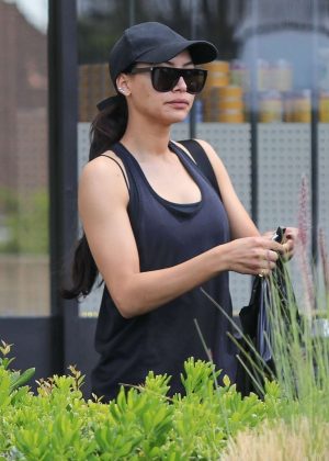 Naya Rivera - Heads to the gym in Los Angeles