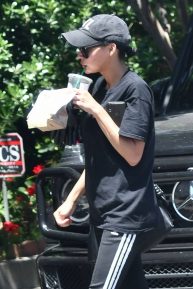 Naya Rivera - Seen while grabbing Starbucks