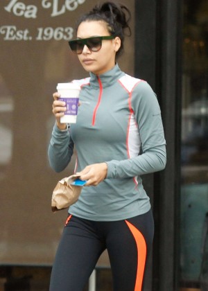 Naya Rivera in Tight Leggings Out in Los Angeles