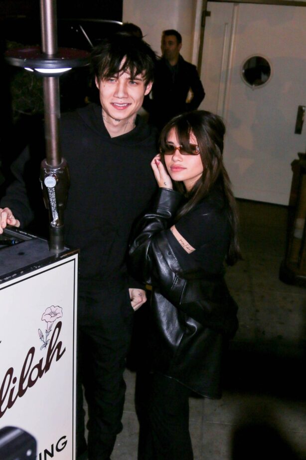 Nessa Barrett - Seen outside Ian Diors Album Release Party at Delilah in West Hollywood