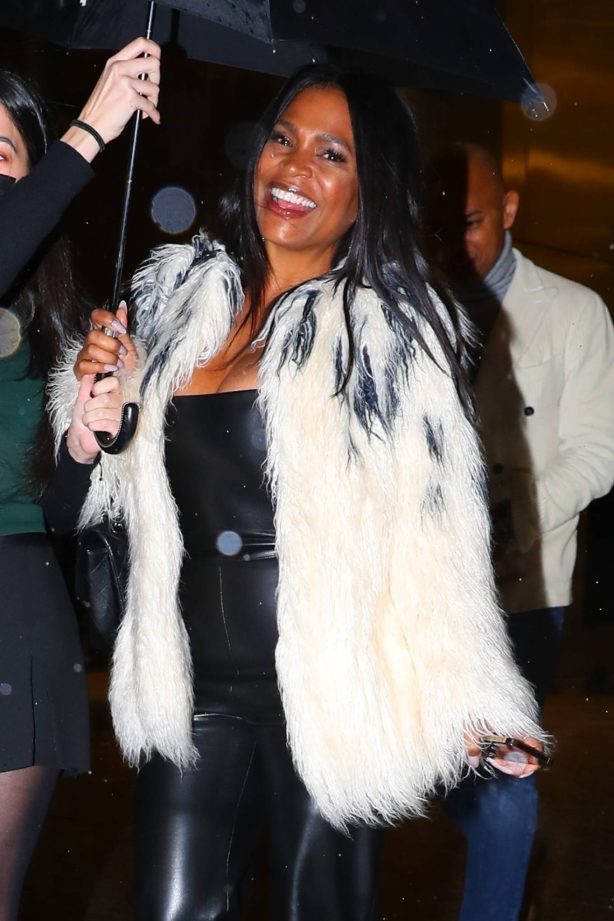 Nia Long - Arriving at The Daily Show in New York