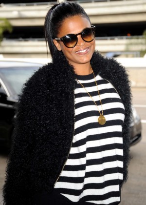 Nia Long - LAX Airport in Los Angeles