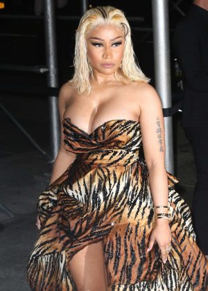 Nicki Minaj - Arrives at Harper's Bazaar ICONS Party in New York