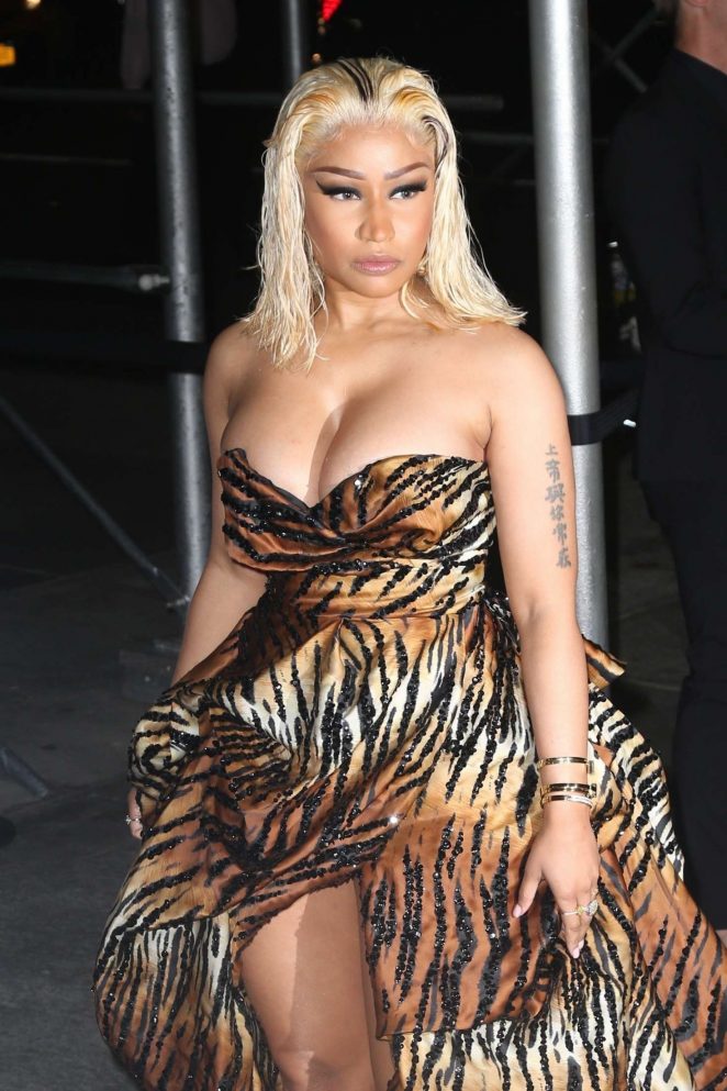 Nicki Minaj - Arrives at Harper's Bazaar ICONS Party in New York