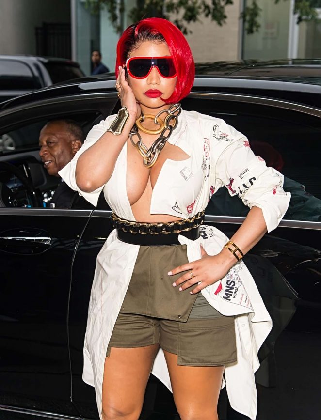 Nicki Minaj - Arrives at Monse Show - 2018 NYFW in New York