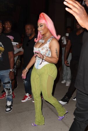 Nicki Minaj - Leaving her hotel in New York City.