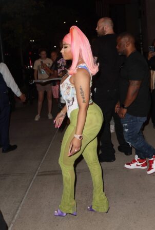 Nicki Minaj - Leaving her hotel in New York City