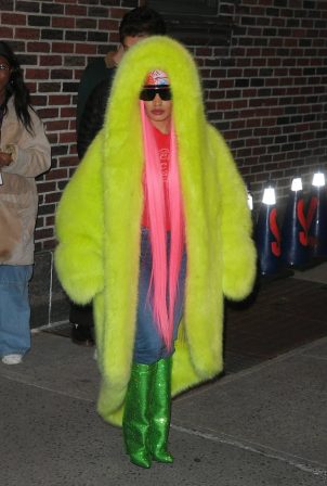 Nicki Minaj - Seen after The Late Show With Stephen Colbert in New York