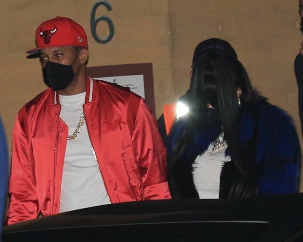 Nicki Minaj - With her husband Kenneth Petty out for a dinner date at Nobu in Malibu