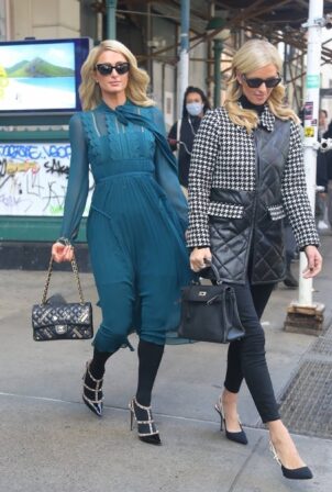 Nicky Hilton and Paris Hilton - seen out and about in New York