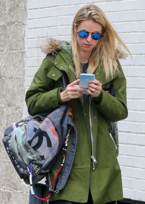 Nicky Hilton heads to the gym in New York