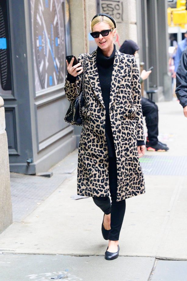Nicky Hilton - In a chic ensemble in New York