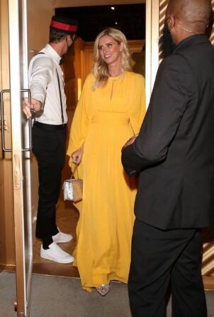 Nicky Hilton - in a yellow dress seen as she leaves the Clash de Cartier event in Los Angeles