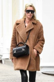Nicky Hilton in Brown Coat - Out in New York