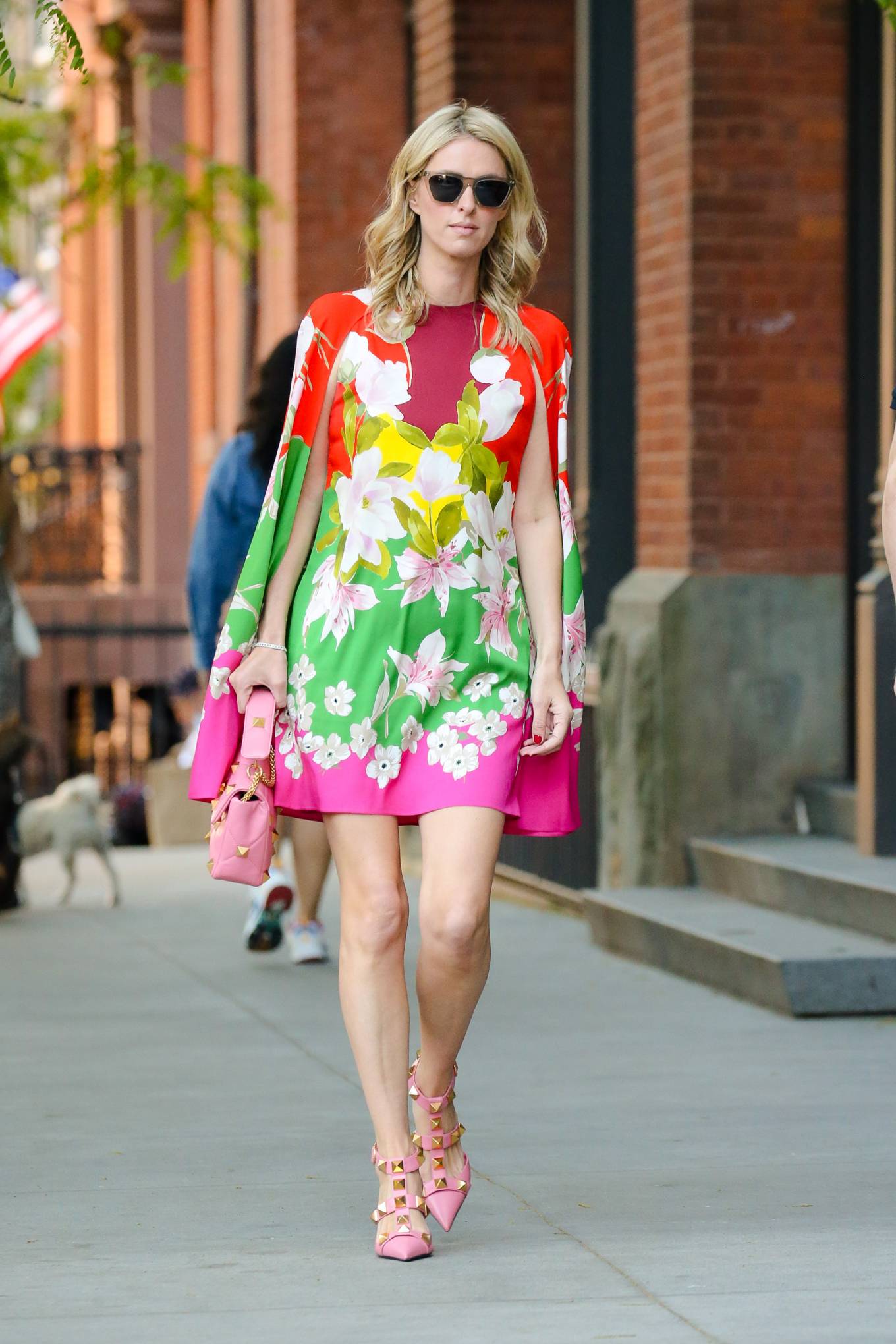 Nicky Hilton - In floral dress out in New York