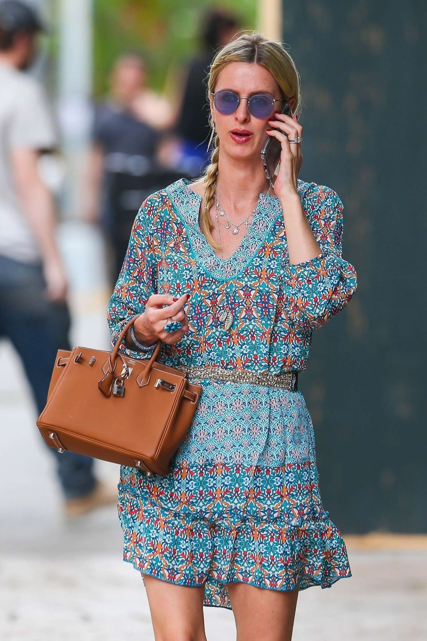 Nicky Hilton in Mini Dress - Out in the East Village