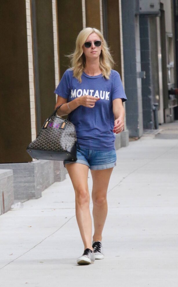 Nicky Hilton - In short shorts while out in Manhattan's SoHo area