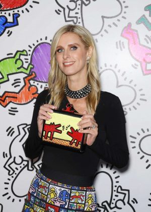 Nicky Hilton - Keith Haring x Alice & Olivia Capsule Collection in NYC