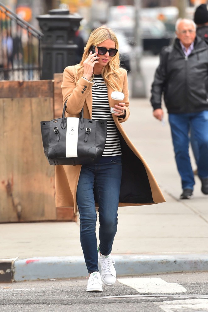 Nicky Hilton out in East Village