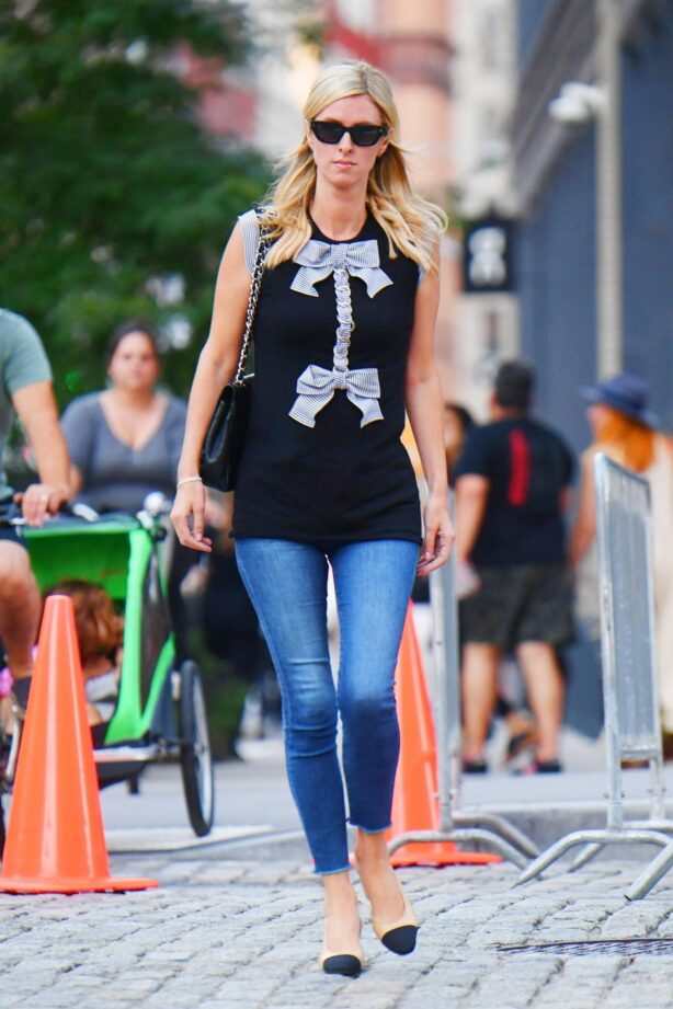Nicky Hilton Rothschild - Steps out in another stylish ensemble over the weekend in SoHo