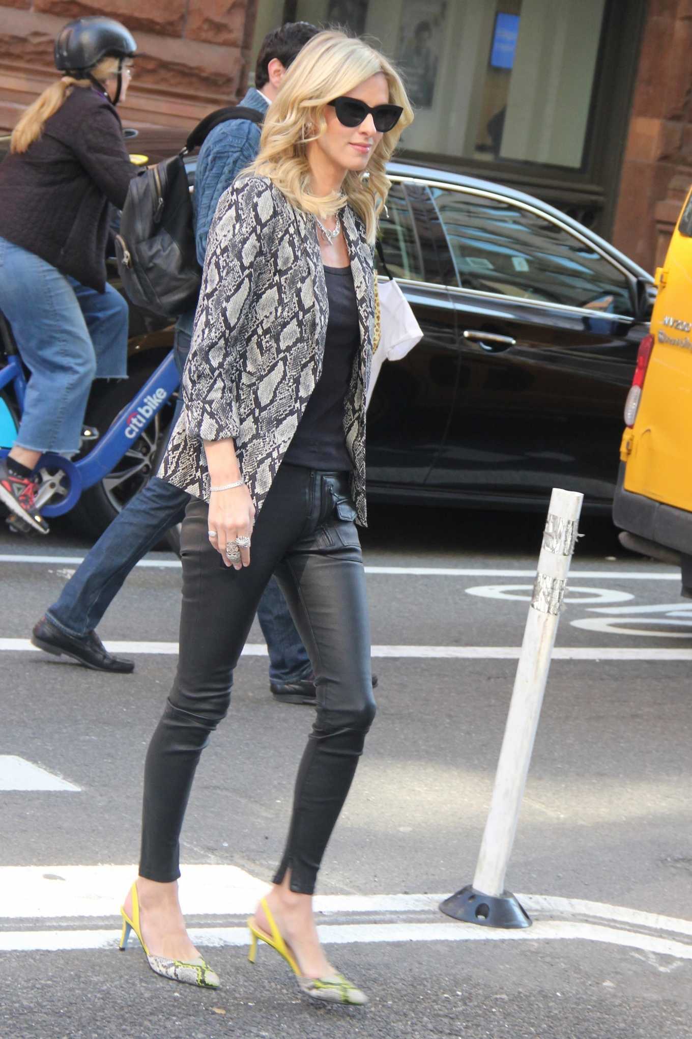 Nicky Hilton â€“ Seen at AOL building in New York