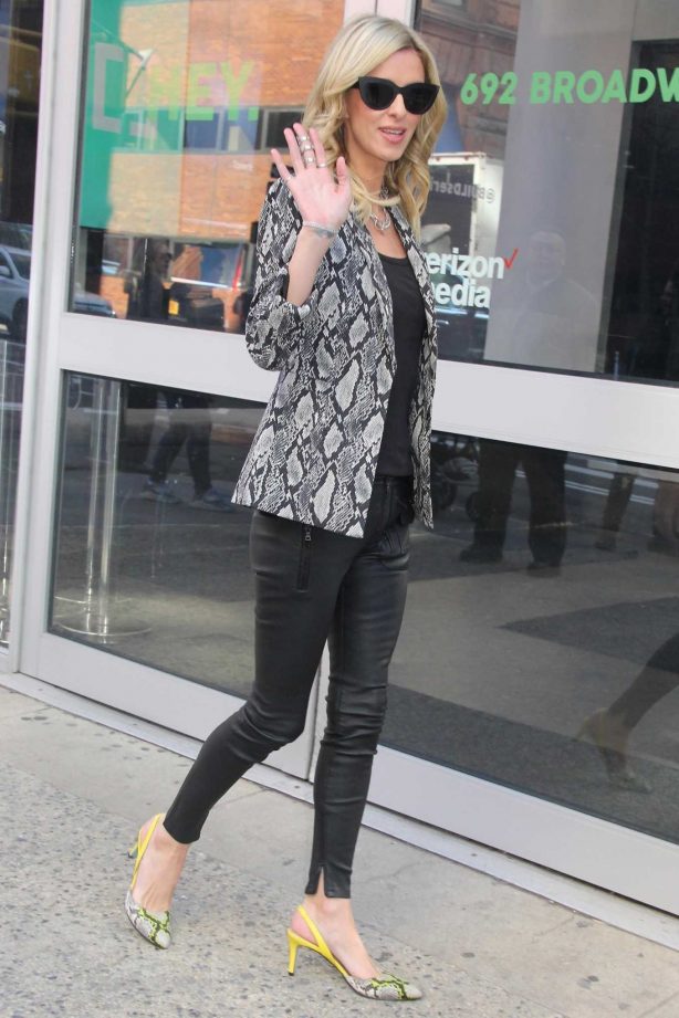 Nicky Hilton - Seen at AOL building in New York