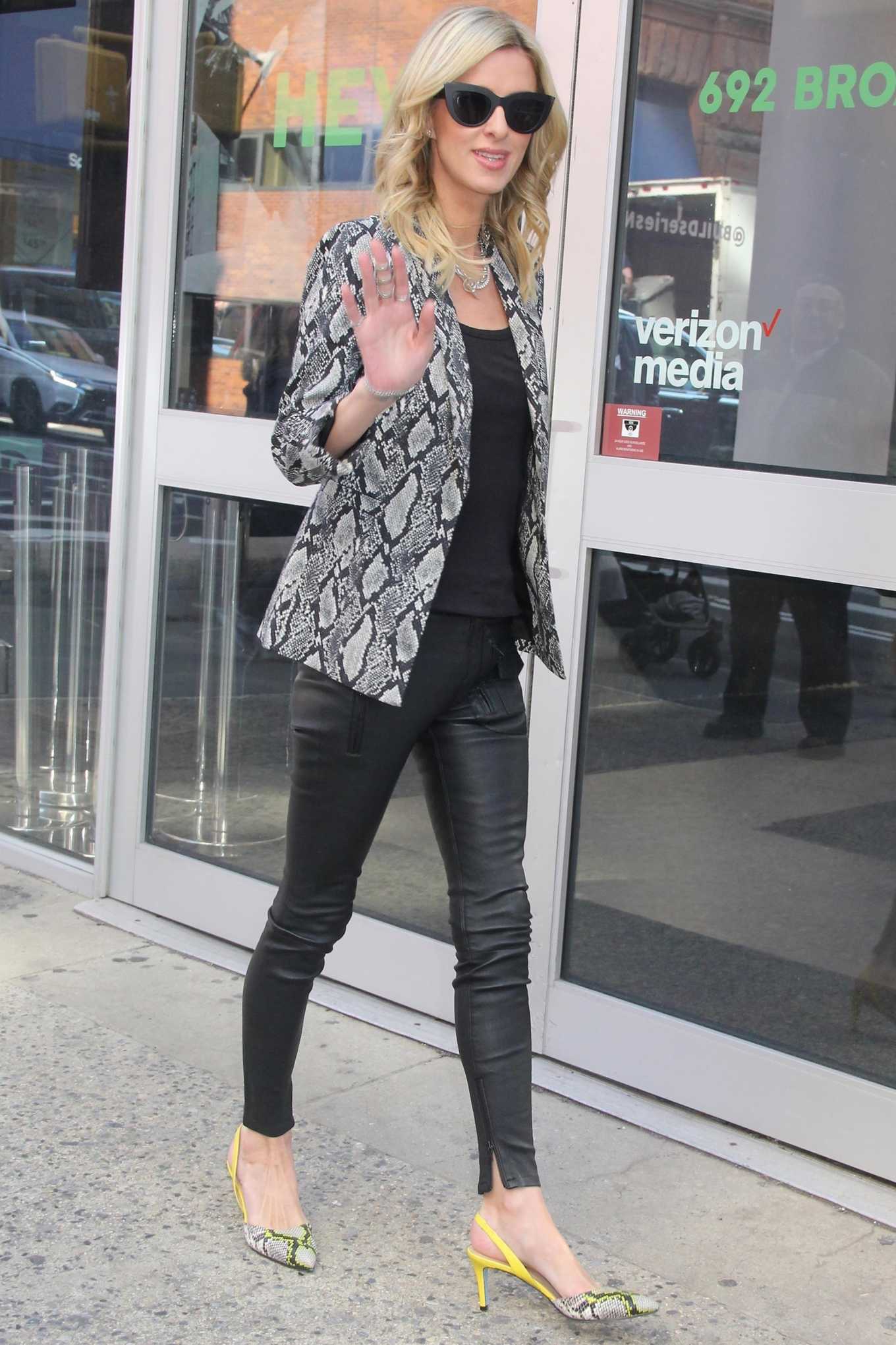 Nicky Hilton â€“ Seen at AOL building in New York