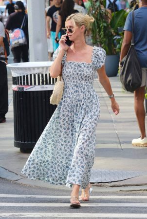 Nicky Hilton - Seen in her floral dress in Manhattan’s SoHo neighborhood