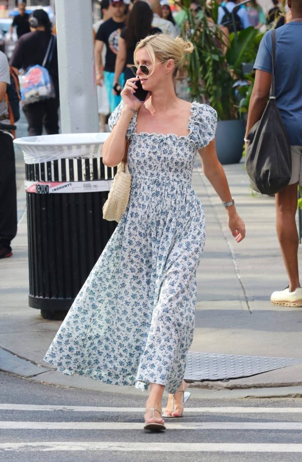 Nicky Hilton - Seen in her floral dress in Manhattan’s SoHo neighborhood