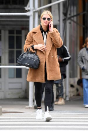 Nicky Hilton - Spotted on a chilly day in New York