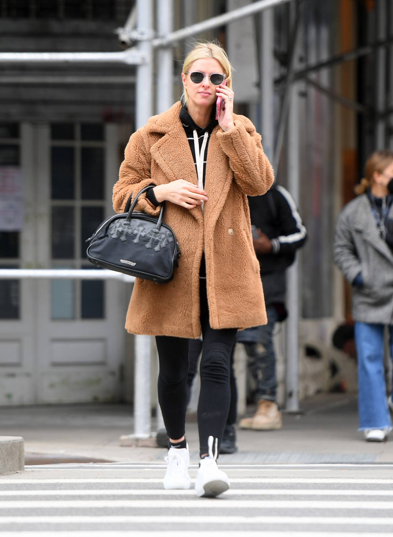 Nicky Hilton - Spotted on a chilly day in New York