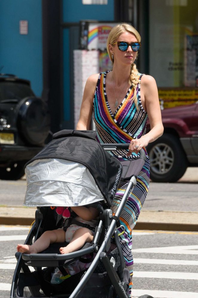 Nicky Hilton with her daughter Lily-Grace out in NYC