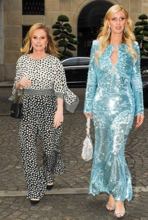 Nicky Hilton - With Kathy heads to opening of the Jovadi jewelry store in Paris