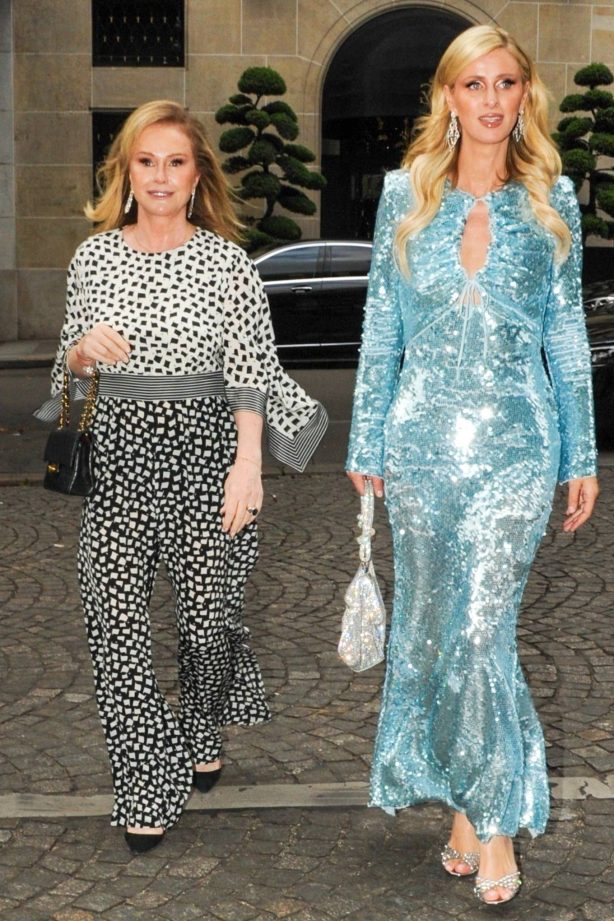 Nicky Hilton - With Kathy heads to opening of the Jovadi jewelry store in Paris