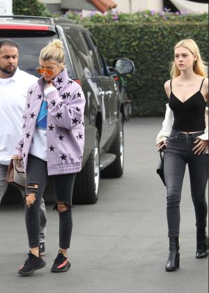 Nicola Peltz and Sofia Richie Spotted at Mauro's Restaurant in Beverly Hills