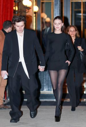 Nicola Peltz - Seen while leaving the Le Reserve Hotel in Paris