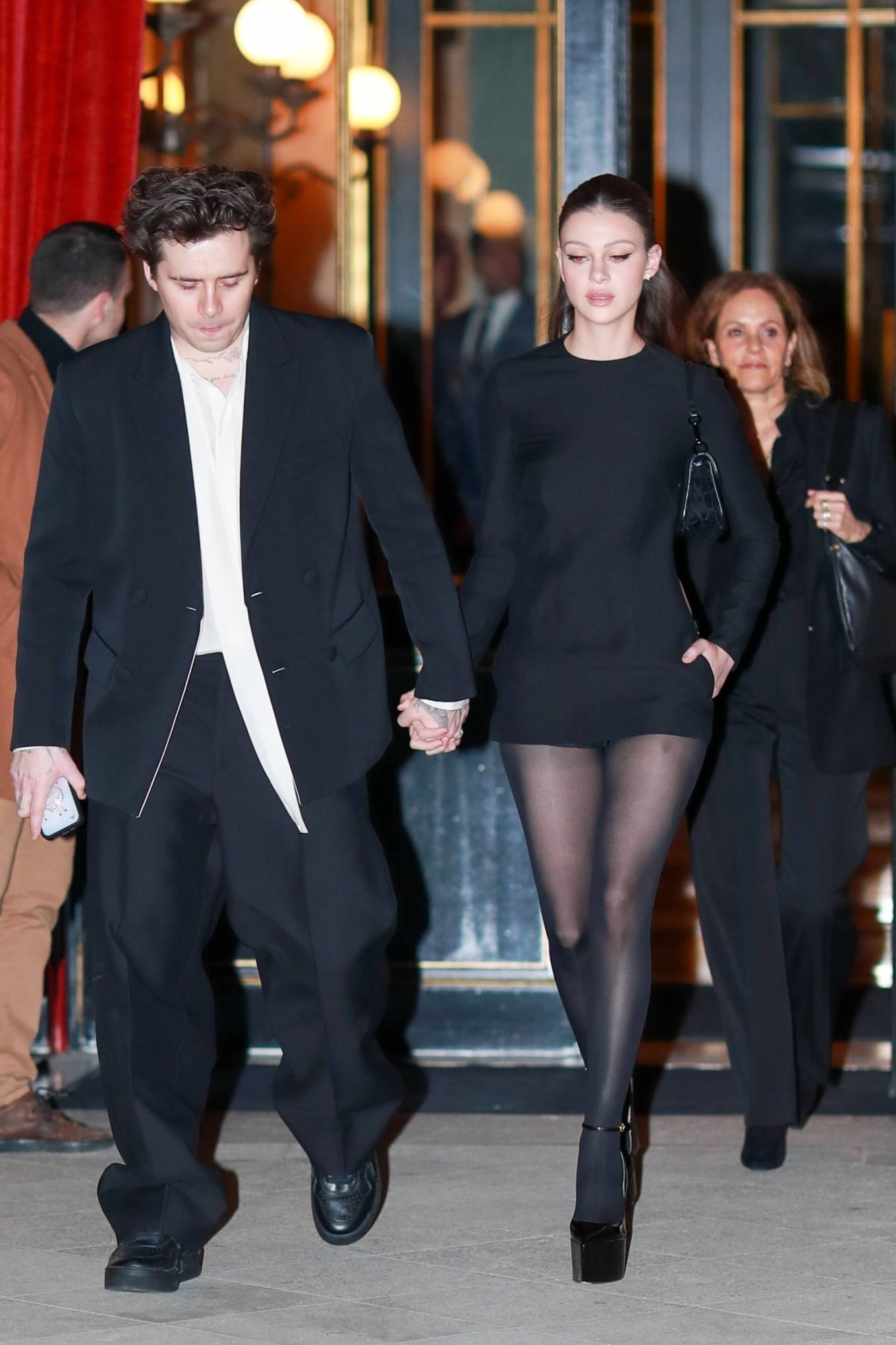 Nicola Peltz - Seen while leaving the Le Reserve Hotel in Paris
