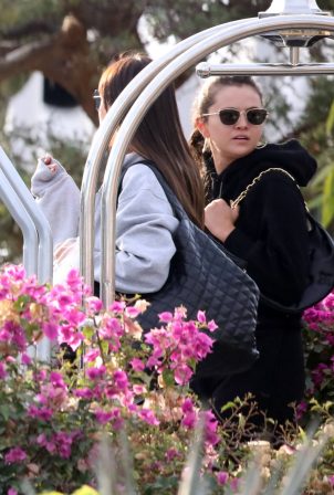 Nicola Peltz - With Selena Gomez Arrived at a private airport in Los Cabos