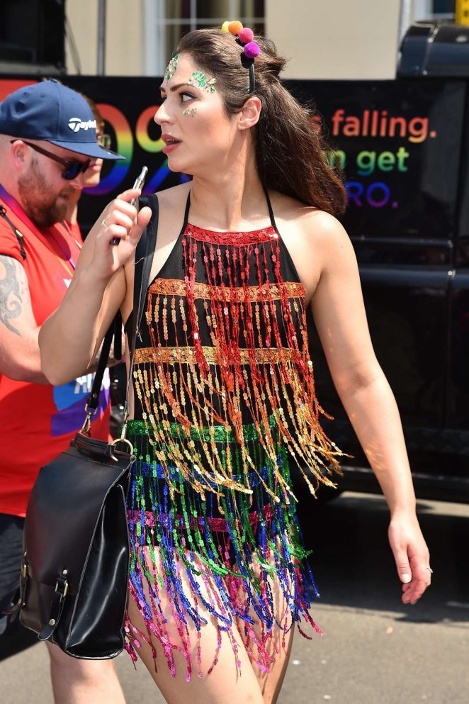 Nicola Thorp at Pride London Festival in London