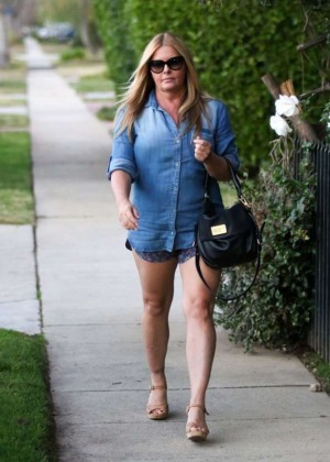 Nicole Eggert Out in Los Angeles