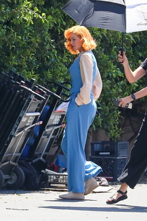 Nicole Kidman and Alia Shawkat - On the set of 'Being the Ricardos' in Los Angeles