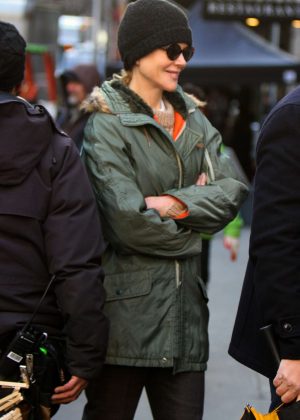 Nicole Kidman - Arriving to 'The Goldfinch' movie set in Manhattan