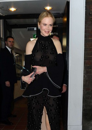 Nicole Kidman - Leaving Claridges Hotel in London